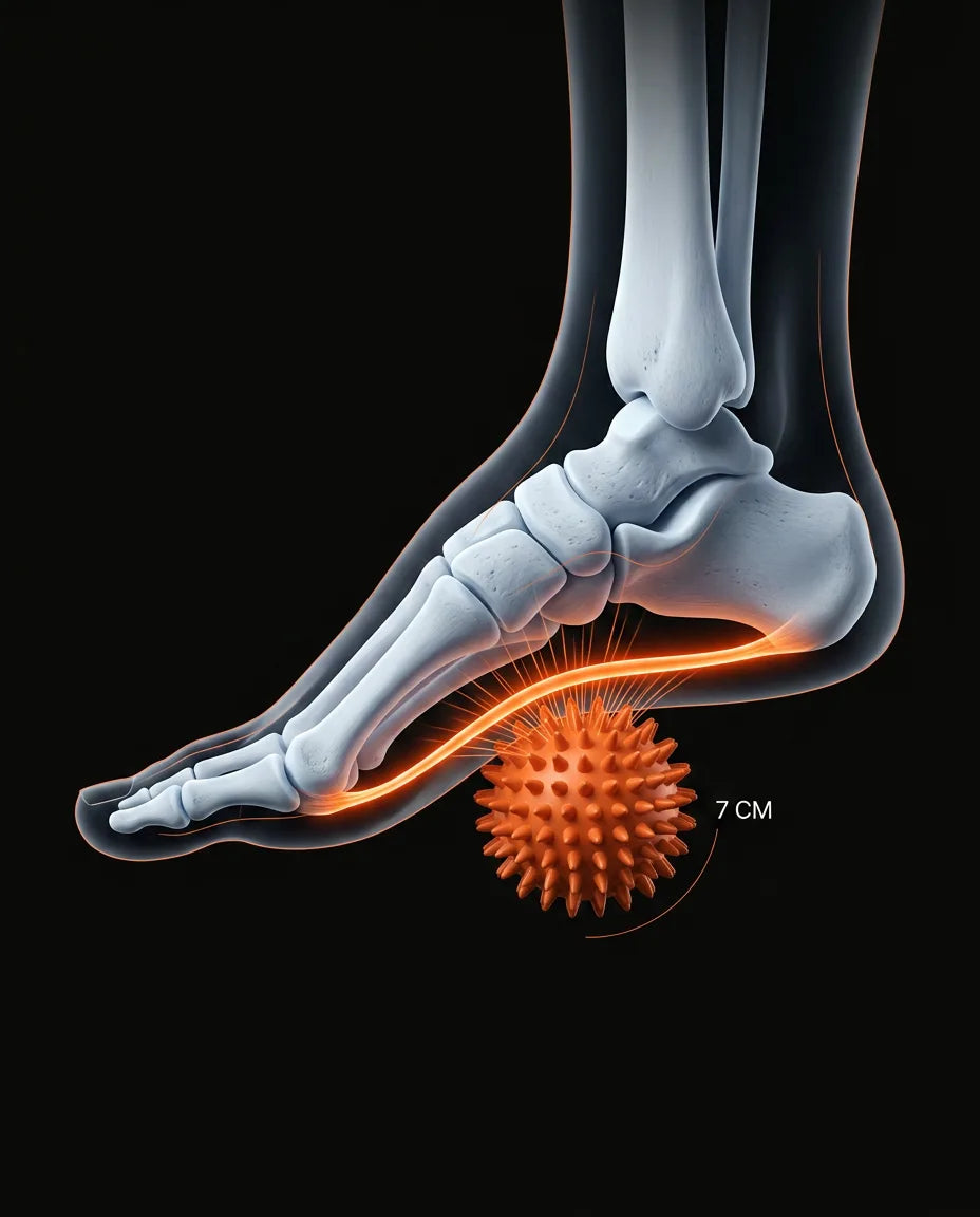 Entwickelt zur Entlastung der Plantarfaszie