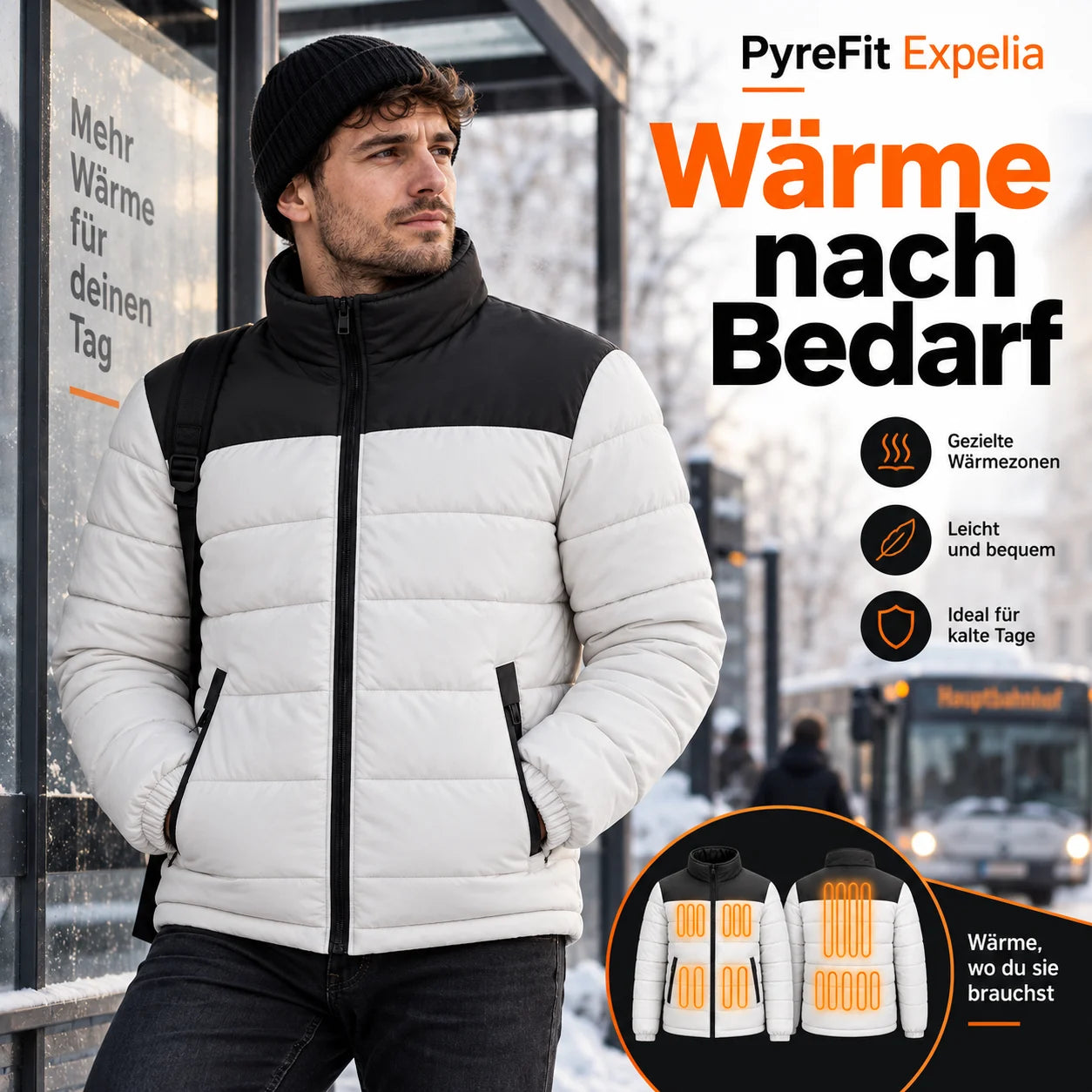 PyreFit Expelia – Beheizbare Winterjacke