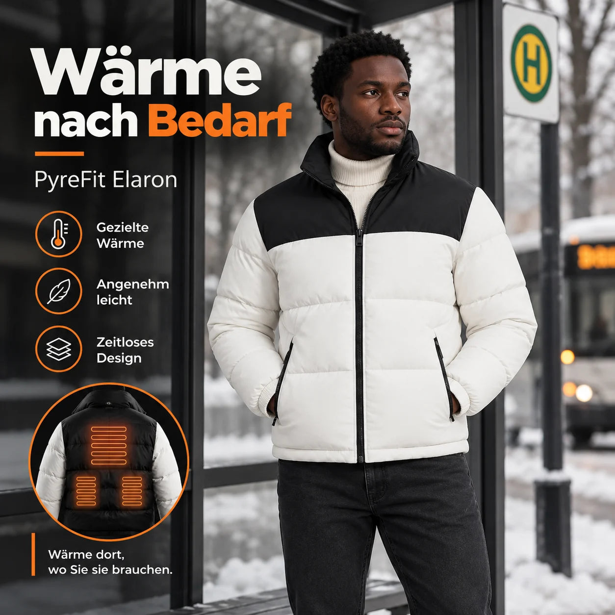 PyreFit Elaron – Beheizbare Winterjacke