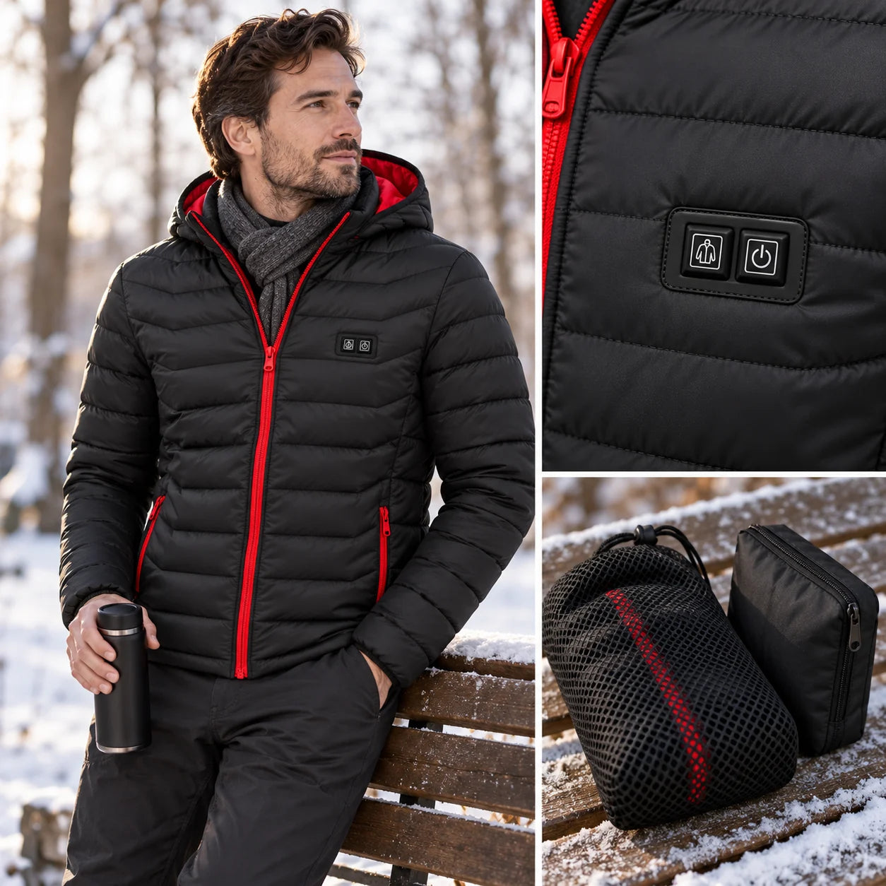 PyreFit Travina – Beheizbare Herrenjacke