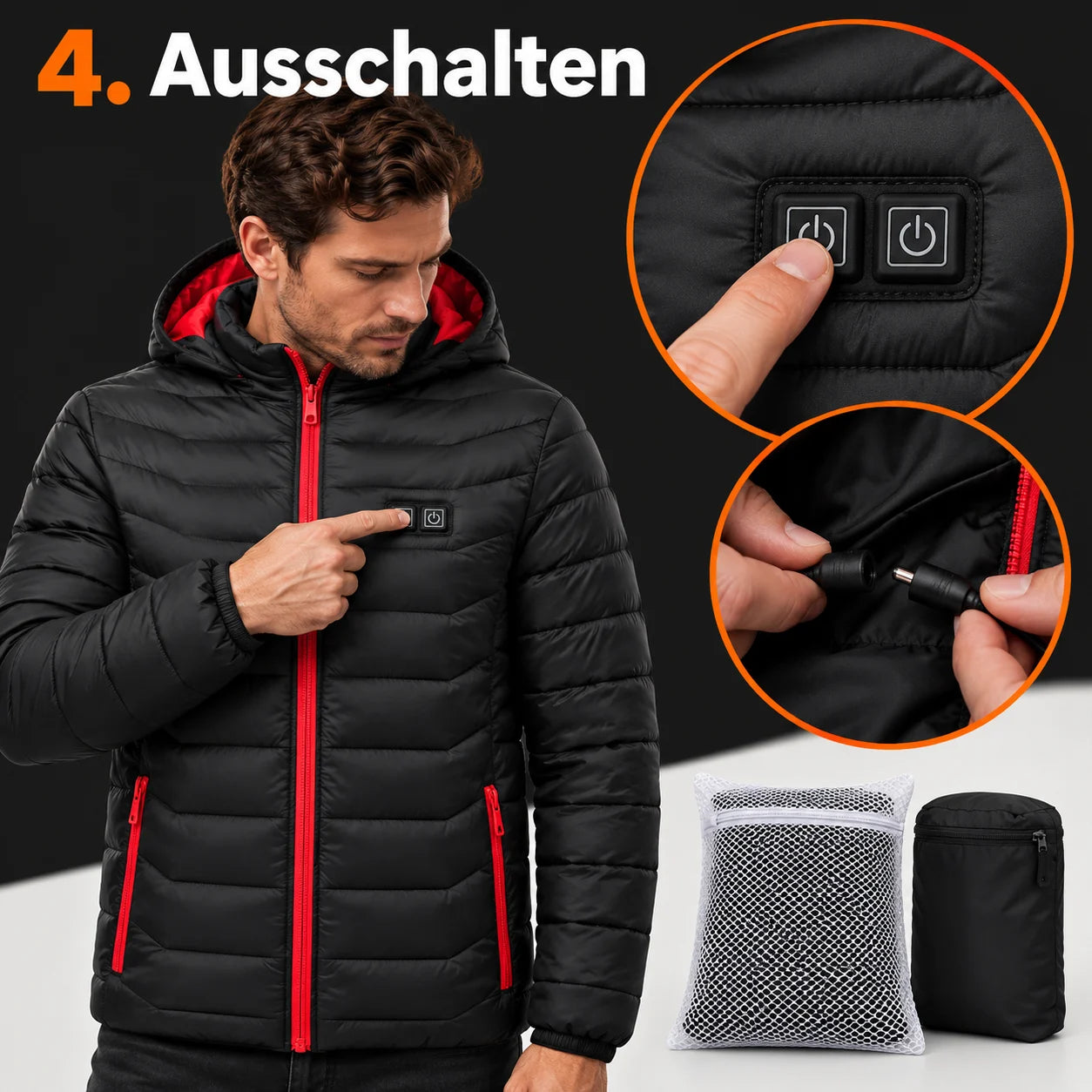 PyreFit Travina – Beheizbare Herrenjacke