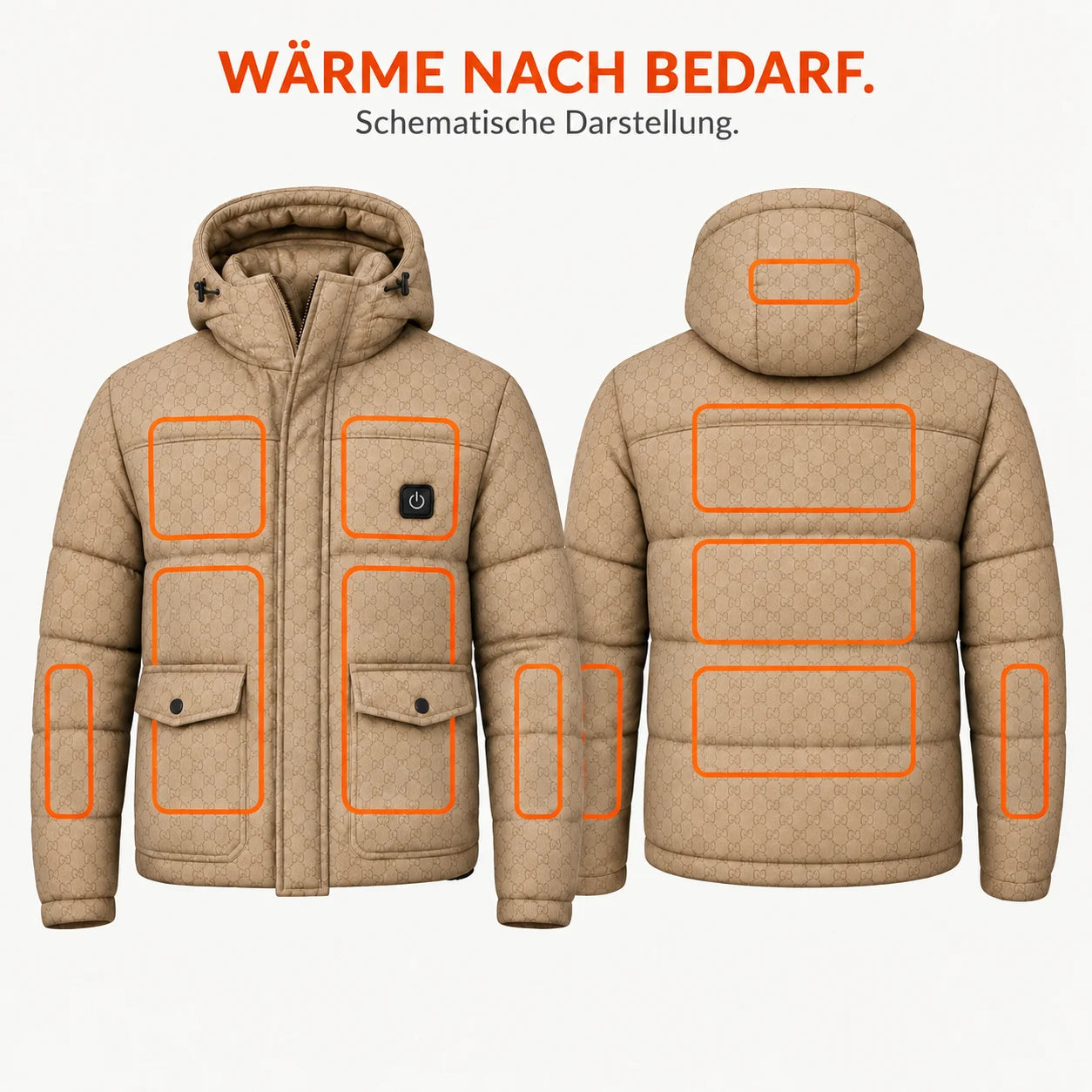 PyreFit Orielle – Beheizbare Herren-Steppjacke