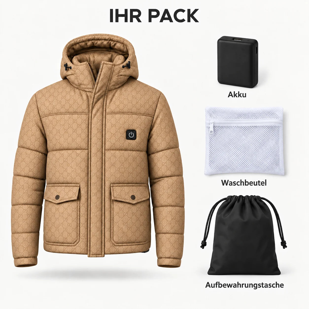 PyreFit Orielle – Beheizbare Herren-Steppjacke