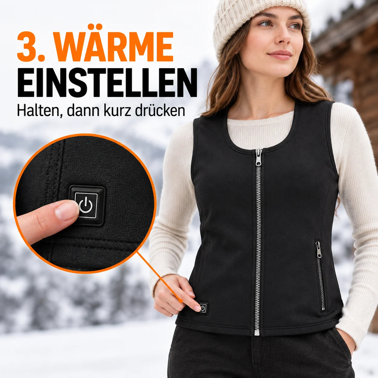 PyreFit Duvaro – Dünne beheizbare Unisex-Weste