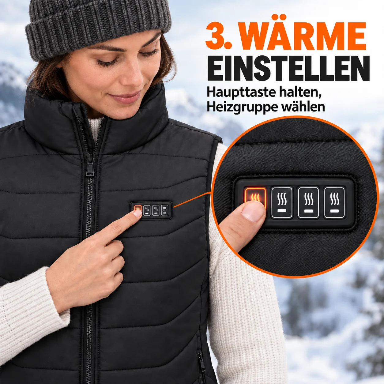 PyreFit Aurina – Beheizbare Unisex-Weste