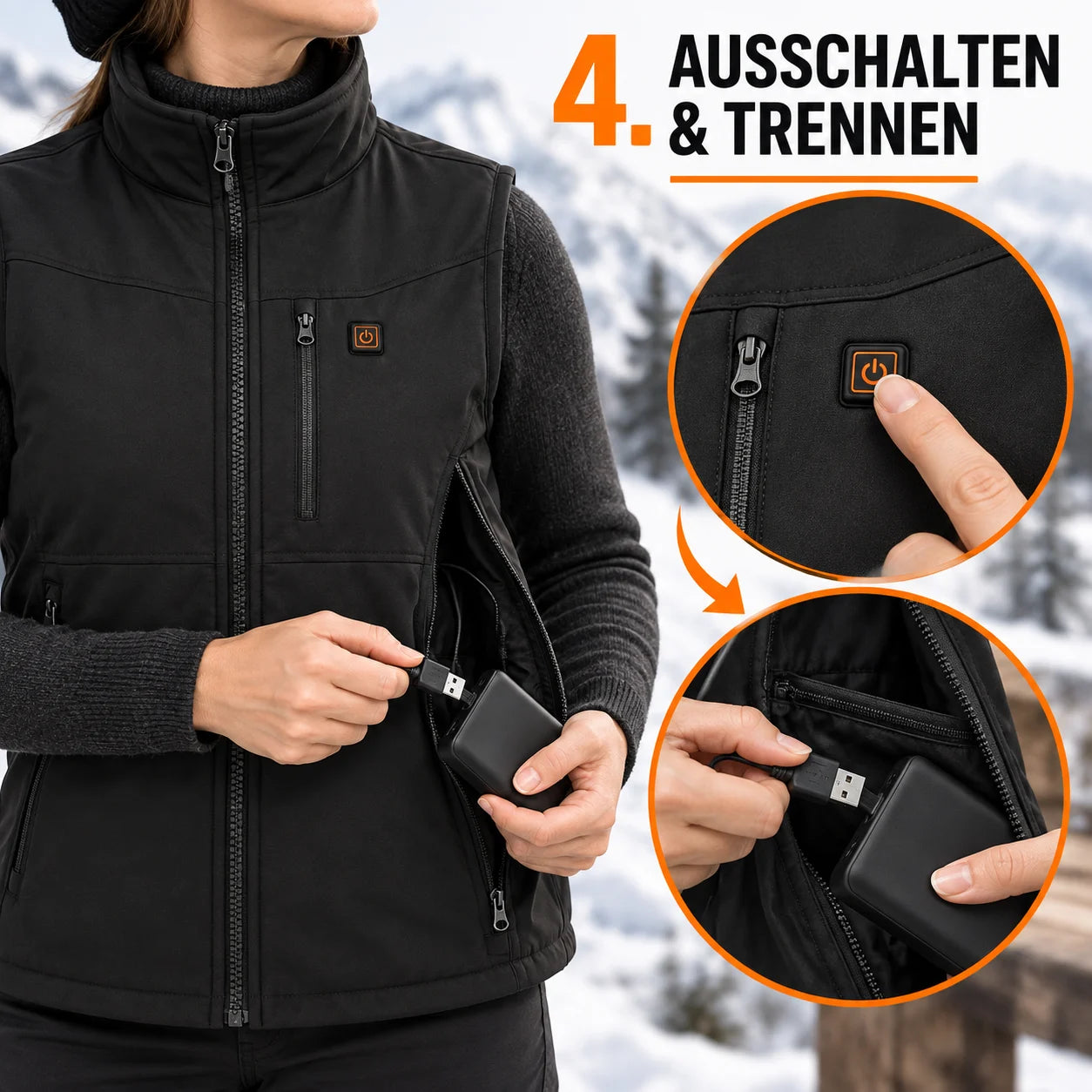PyreFit Relior – Beheizbare Outdoor-Weste