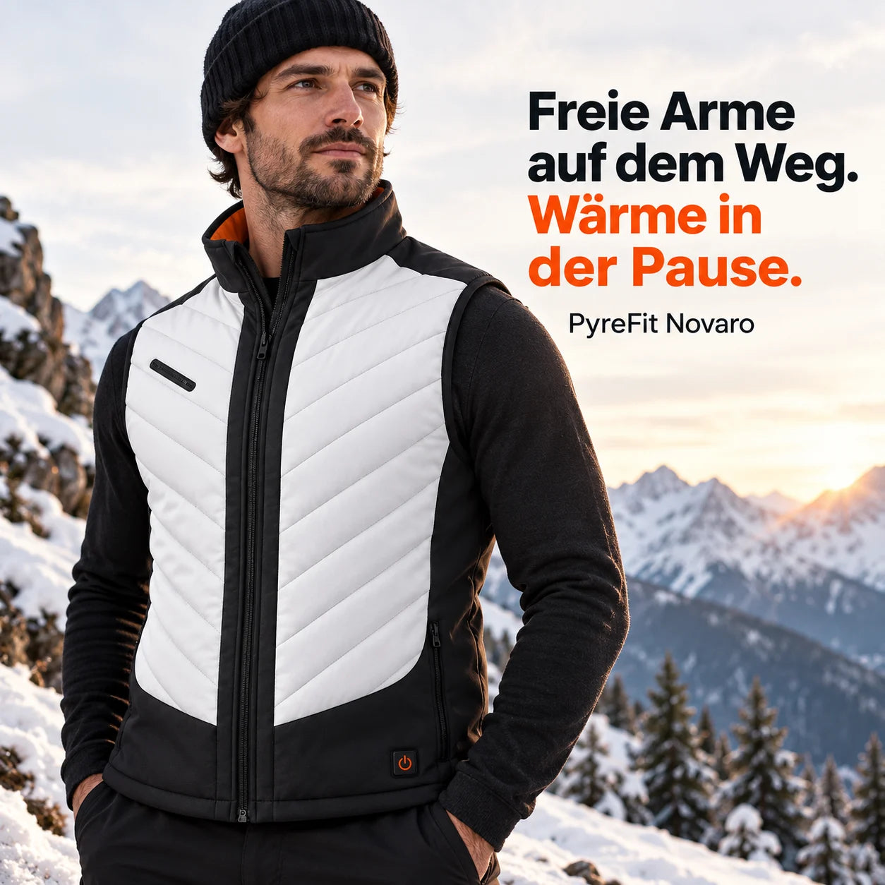 PyreFit Novaro – Beheizbare Sportweste für Herren