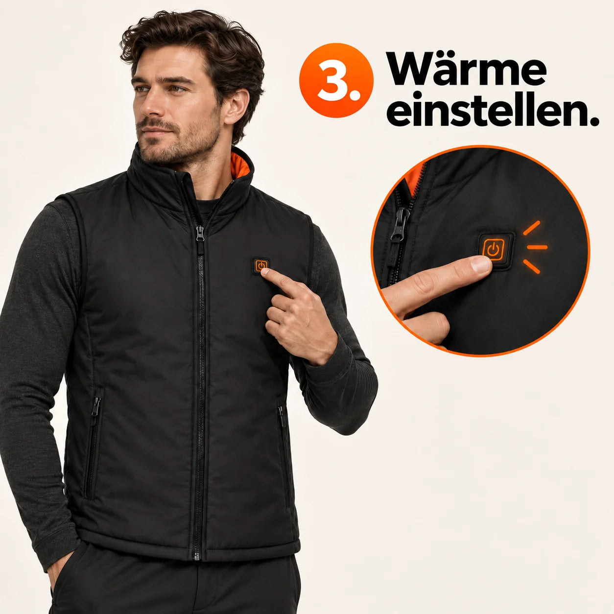 PyreFit Ventaro – Beheizbare Sportweste für Herren