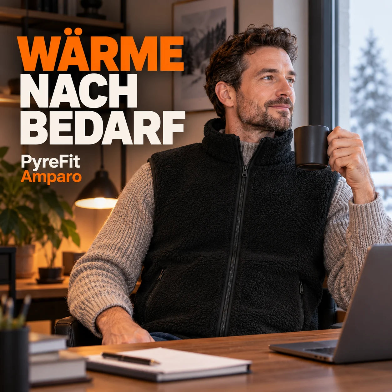 PyreFit Amparo – Beheizbare Sherpa-Weste