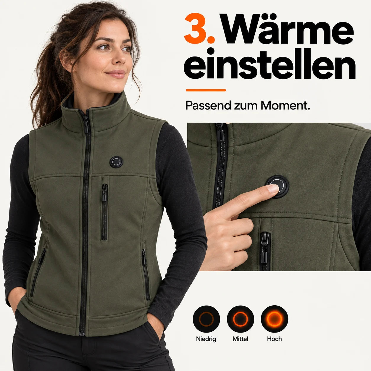 PyreFit Mellora – Beheizbare Weste für Damen