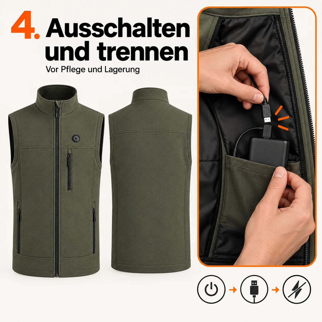 PyreFit Mellora – Beheizbare Weste für Damen