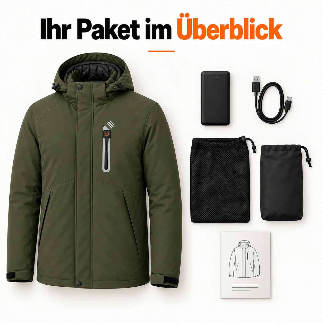 PyreFit Calvero – Beheizbarer Parka für Herren