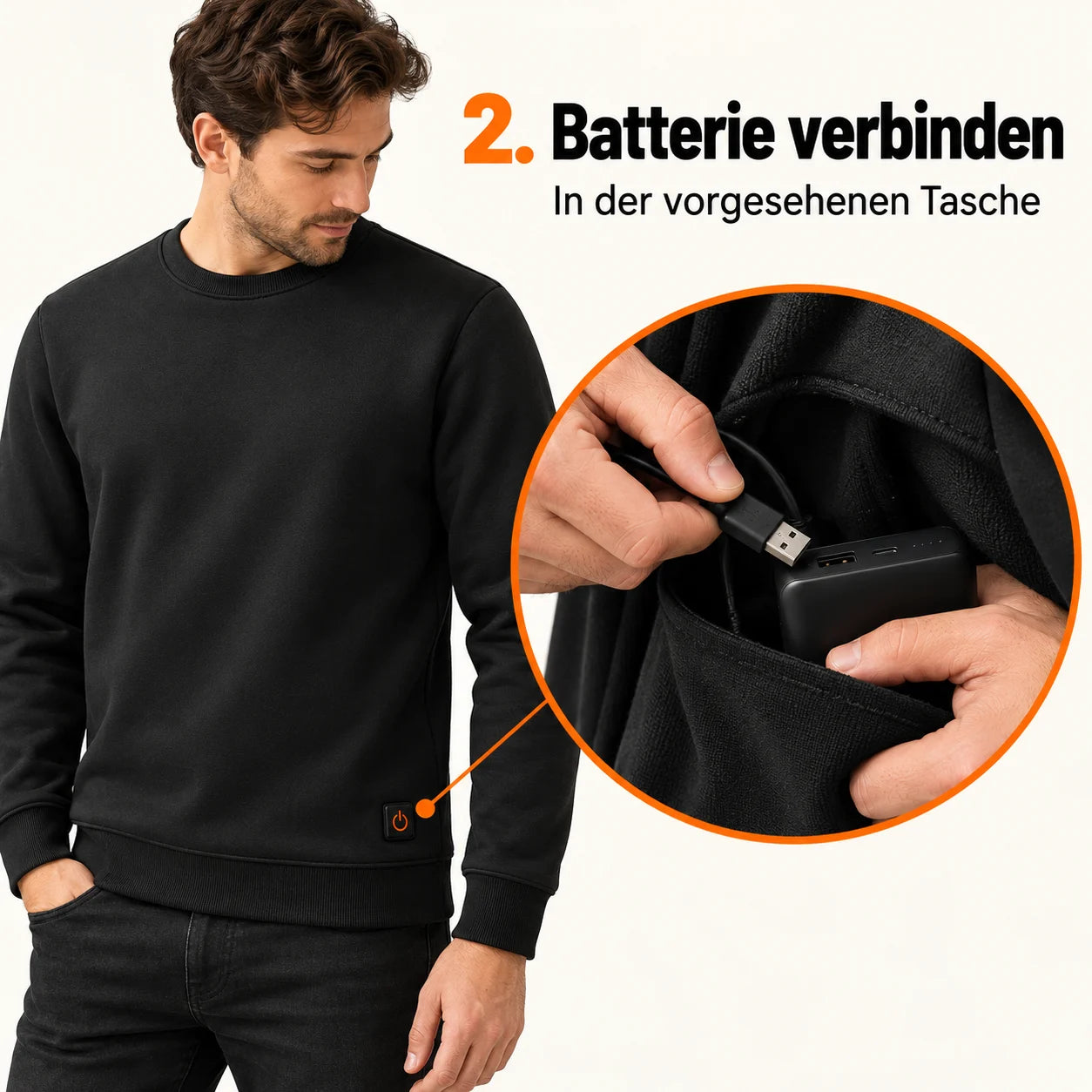 PyreFit Aeroan – Beheizbares Rundhals-Sweatshirt