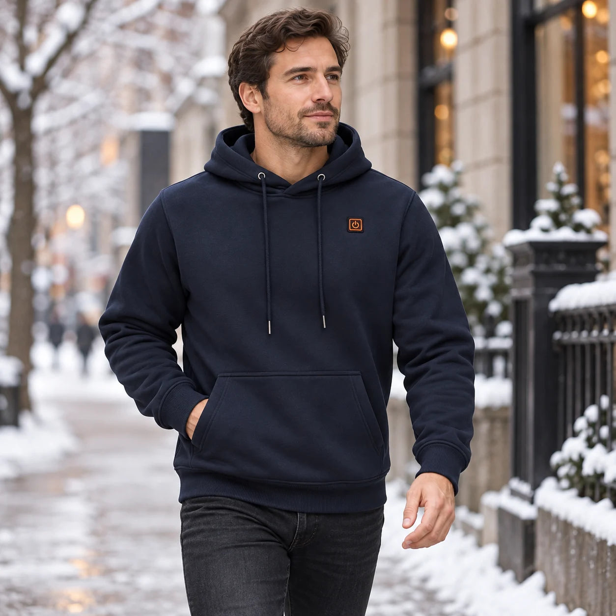 PyreFit Zippa – Beheizbarer Herrenhoodie