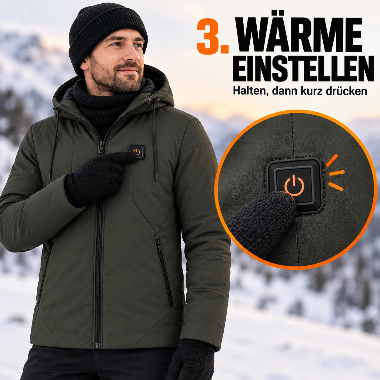 PyreFit Apexia – Beheizbare Herrenjacke