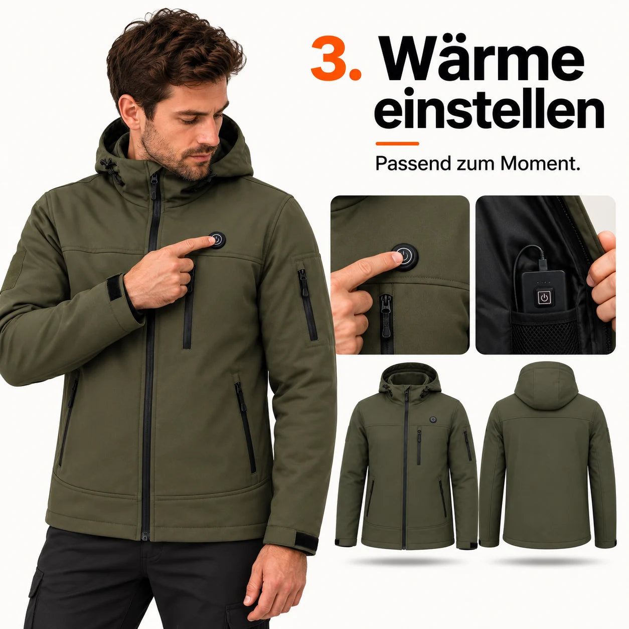 PyreFit Novera – Beheizbare Softshelljacke