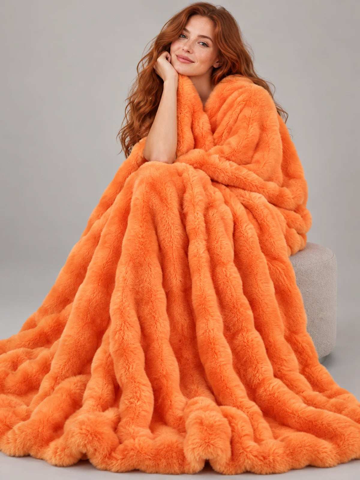 Studiofoto der Decke Orange